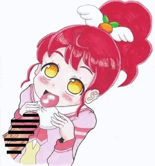 白玉みかん舌射