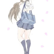 振り向き少女