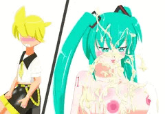 【お題】ミクさんがレンきゅんパイズリ【ボカロ】