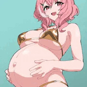 ボテ腹ビキニ_笹木咲(大人ver)