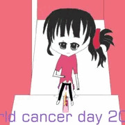 有害物質を排出している少女