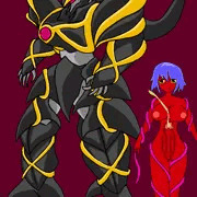 黒龍の魔触装甲機神とふたなり