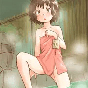 マナー違反是正中のおんせん娘