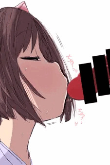 みくにゃんの口内でイクにゃん