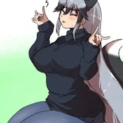 キツネっぽい顔を試みるギンギツネ