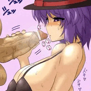 マイクロビキニ衣玖さんのラブラブキスフェラ抜き