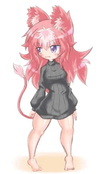 縦セタ看板娘