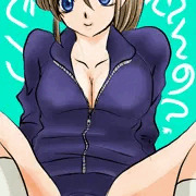 女子が脚を開いてこちらを見ている