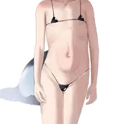 幼イルカの肉体
