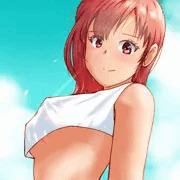 夏の終わりの下乳