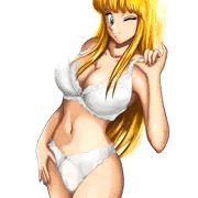 下着姿の麗子