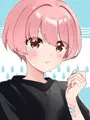 ピンク髪少年