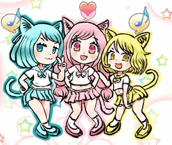 サンボルのバタフライキャットの女の子達