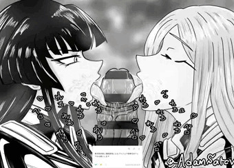【お題箱】東洲斎享楽と濃姫家雪によるブルジョワ御奉仕Wフェラ