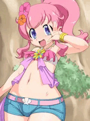 水着姿の桃山さん