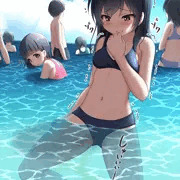 【毎週おしっ娘33】夏の海が好きな女の子