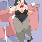 うさぎさんの恰好