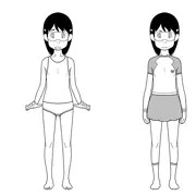 フミエ着替え