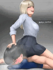 JK正座臭い責め