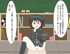 放課後の小学校に忍び込んだ変質者を搾精する美希ちゃん