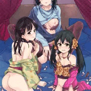 文香ちゃんと紗枝はんに的場で大回転