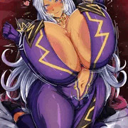 [Skeb] ウルド　膝立ち乳寄せポーズ
