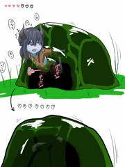 スライムくんの食事