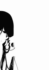 髪の毛垂らしてみた。