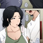 母のお尻で射精する