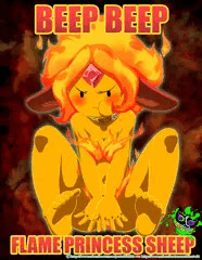 Adventure Time -  Flame Princess Leggy Lamb (T-Shirt)