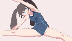 魔法少女が全裸で水泳の授業を受けさせられるRPG💔