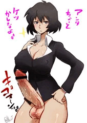 ふたなりチェインちゃんらくがき♂