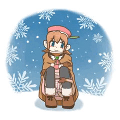 【いい尿の日】銀世界のお花摘み