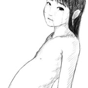 イラスト練習『少女妊婦』