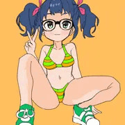 眼鏡っ子　水着