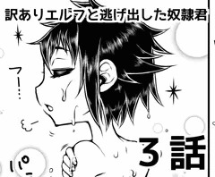 訳ありエルフと逃げ出した奴隷君3話