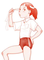 梅雨前ブルマー