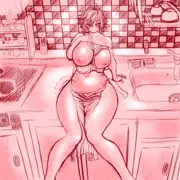 裸エプロン