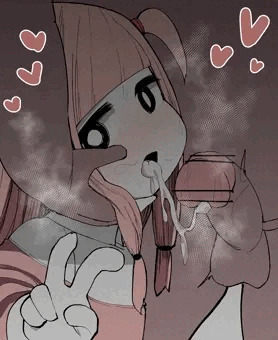 アカネチャン飲んで♡　えらいね♡