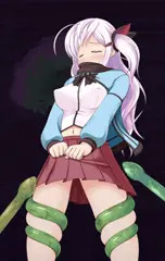 触手に犯されるアルプスちゃん