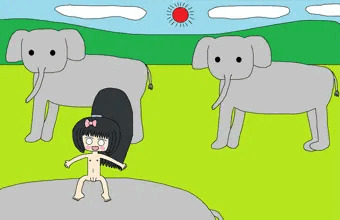 タイのアジアゾウ