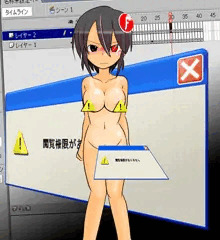 FLA子（仮）キャラデザイン変更しますた！
