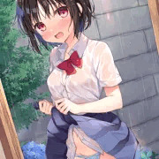 身体を拭こうとした優ちゃん