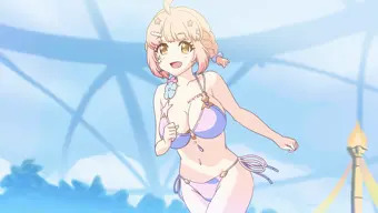 走る水着チエル