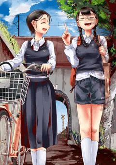 テスト期間中の女の子①