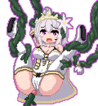 プリンセスナイトてゅるくちゃんお尻触手えっち