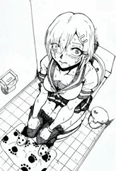 艦娘トイレ視姦「浜風」