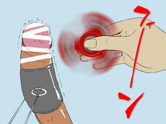 ハンドスピナーを使った拷問