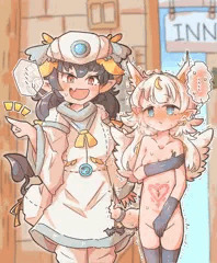 天使と悪魔の伝統衣装？交換