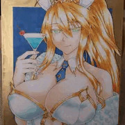 水着獅子王さま色紙